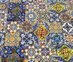 Majolica Mosaic Patterned Fabric - Image 6