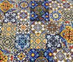 Majolica Mosaic Patterned Fabric - Image 8