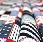 Marine Patterned Patchwork Fabric - Image 8