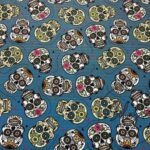 Mexican Skull Pop Art Patterned Fabric