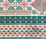 Mint Ethnic Patterned Cover Fabric - Image 3