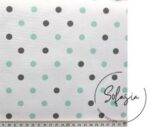 Mint Gray Dotted White Fabric (Curtain and Sofa Fabrics) - Image 3