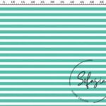 Mint Horizontal Line Pattern Fabric