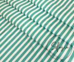 Mint Horizontal Line Pattern Fabric - Image 4