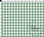 Mint Small Gingham Patterned Fabric