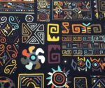 Modern Art Ethnic Patterned Fabric Types - Image 3