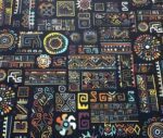 Modern Art Ethnic Patterned Fabric Types