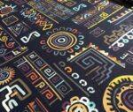 Modern Art Ethnic Patterned Fabric Types - Image 9