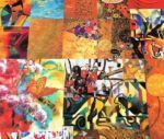 Modern Art Patchwork Fabric - Image 4
