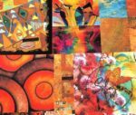 Modern Art Patchwork Fabric - Image 5