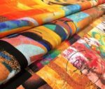 Modern Art Patchwork Fabric - Image 6