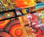 Modern Art Patchwork Fabric - Image 7