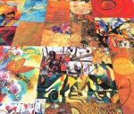 Modern Art Patchwork Fabric - Image 9