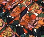 Modern Floral Patterned Sofa and Curtain Fabric - Image 4