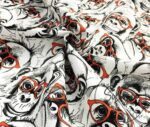 Monkeys with Glasses Pop Art Patterned Fabric - Image 6