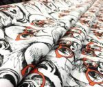 Monkeys with Glasses Pop Art Patterned Fabric - Image 9
