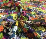 Monsters Pop Art Patterned Fabric - Image 6