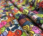 Monsters Pop Art Patterned Fabric - Image 8