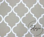 Moroccan Patterned Fabric on a Beige Background - Image 5