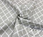 Moroccan Patterned Fabric on Light Gray Background - Image 5