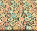 Motifed Honeycomb Pattern Fabric - Image 3