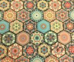 Motifed Honeycomb Pattern Fabric - Image 4