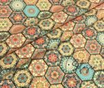 Motifed Honeycomb Pattern Fabric - Image 8