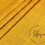 Mustard Linen Look Fabric