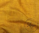 Mustard Linen Look Fabric - Image 4