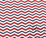Naval Zigzag Patterned Curtain and Sofa Fabric - Image 3