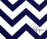 Navy Blue and White Zigzag Patterned Curtain and Sofa Fabric - Image 4