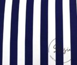 Navy Blue Thick Striped Fabric, Pillow and Cover Fabric - Image 5