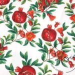 New Pomegranate Patterned Sofa and Curtain Fabric