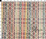 Orange Ethnic Stripe Patterned Fabric Types - Image 4