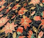 Orange Floral Sofa Fabric - Image 4