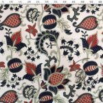 Paisley Patterned Floral Pillow Fabric
