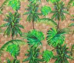 Palm Trees Patterned Fabric