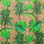 Palm Trees Patterned Fabric