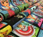 Paneled Stripe Frida Patterned Cover and Curtain Fabric - Image 6