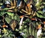 Parrot Patterned Fabric