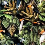 Parrot Patterned Fabric