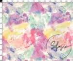 Pastel Batik Patterned Sofa and Curtain Fabric