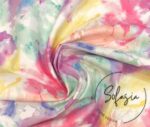 Pastel Batik Patterned Sofa and Curtain Fabric - Image 4