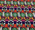 Pastel Ethnic Patterned Throw Pillow and Curtain Fabric - Image 3