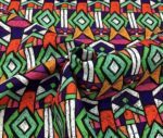 Pastel Ethnic Patterned Throw Pillow and Curtain Fabric - Image 5