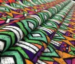 Pastel Ethnic Patterned Throw Pillow and Curtain Fabric - Image 7