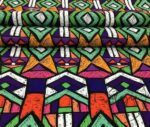 Pastel Ethnic Patterned Throw Pillow and Curtain Fabric - Image 8