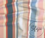 Pastel Stripe Pattern Fabric