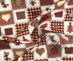 Patchwork Button Patterned Fabric - Image 3