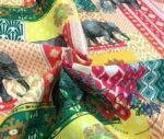 Patchwork Elephant Patterned Cover and Curtain Fabric - Image 7